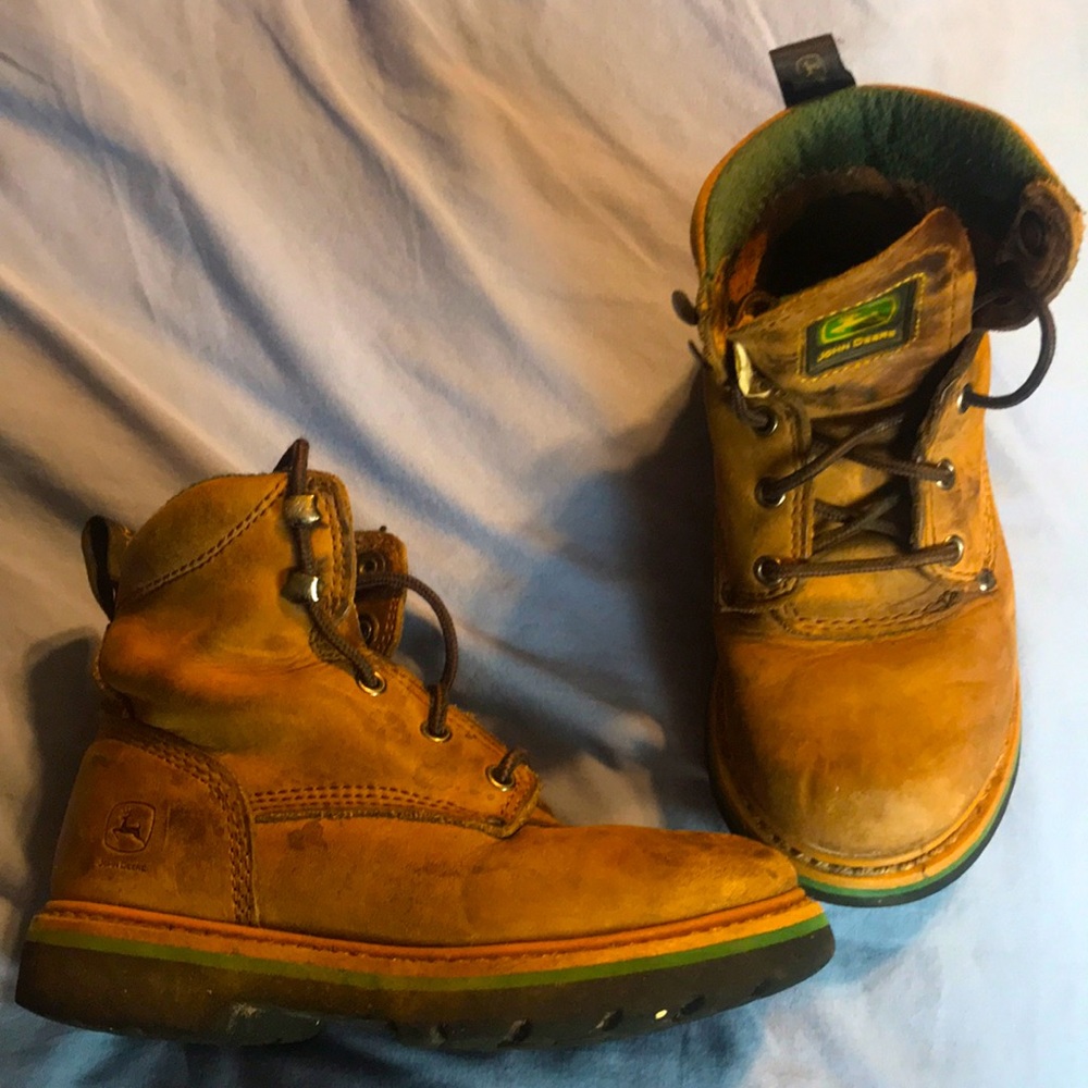 Little boys John Deere boots